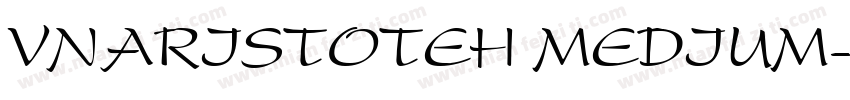 VnAristoteH Medium字体转换